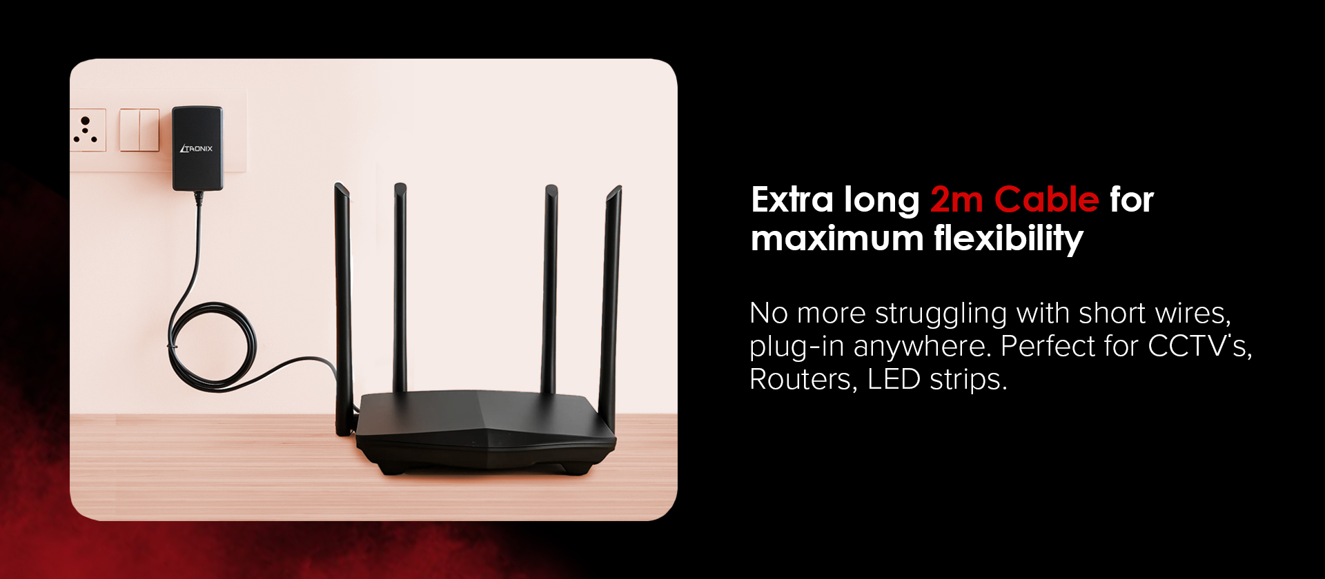 POSTER4 Adapter for WIFI Router and Modem