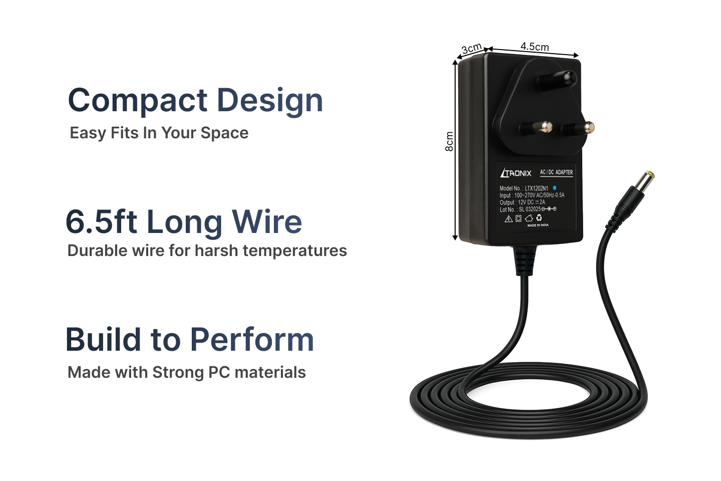 12V 3A Power Adapter - Image 5