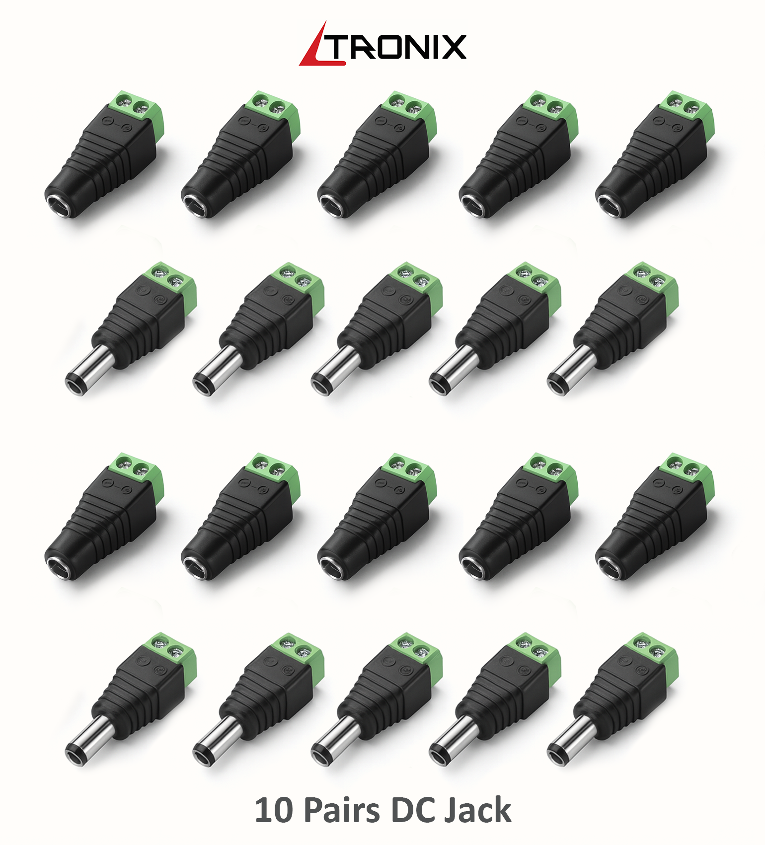 Ltronix 10 Pairs DC Jacks