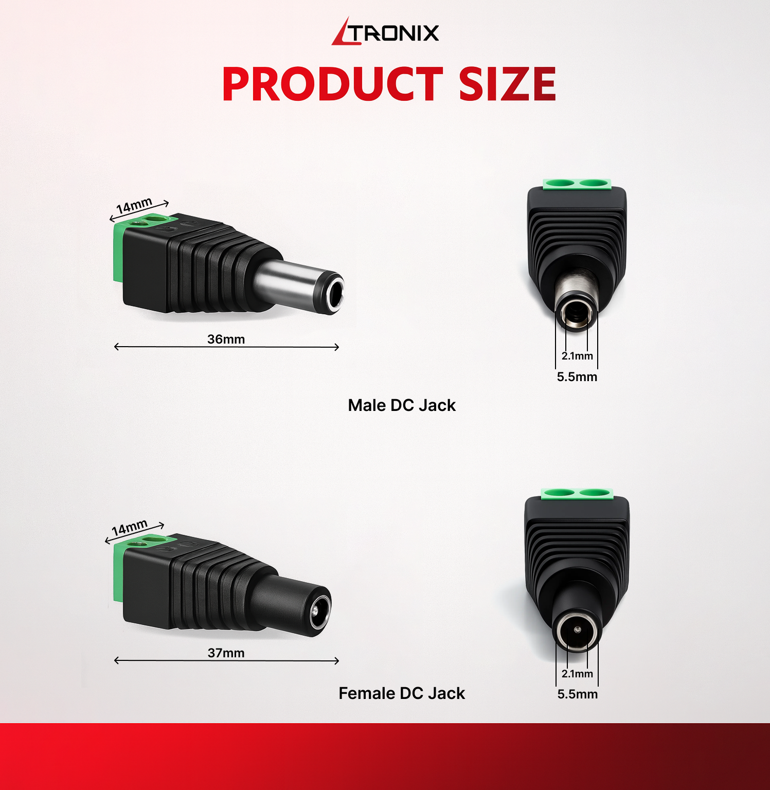 Ltronix DC Jack size