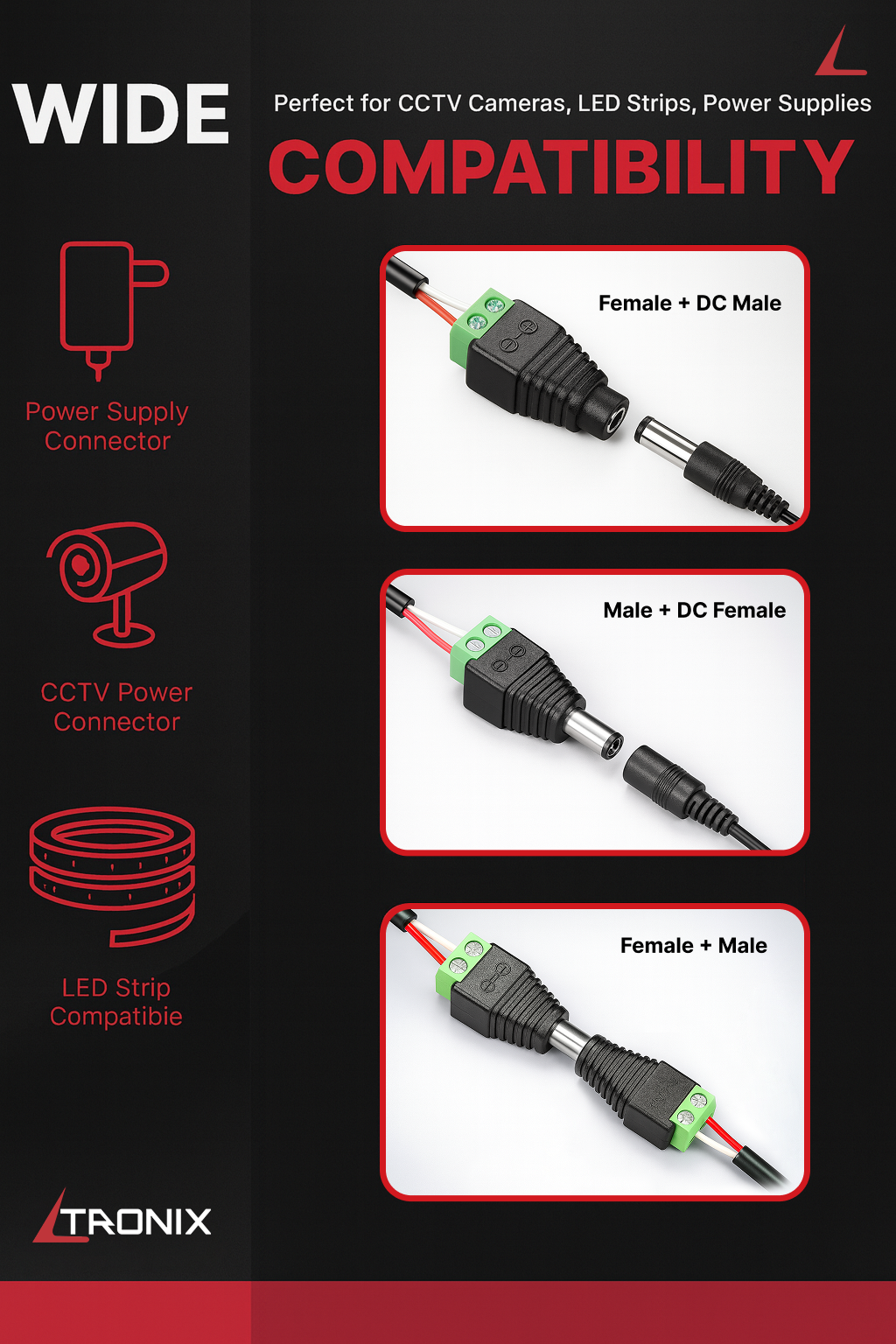 Ltronix DC jack Compatibility